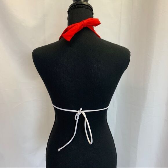 NHL Calgary Flames bikini tops Sz S - Picture 5 of 9